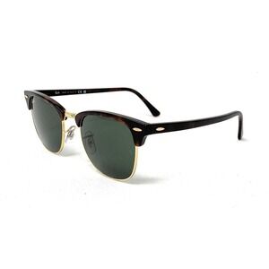 Ray-Ban Clubmaster RB3016 W0366 Unisex Sunglasses Mock Tortoise on Gold 51mm